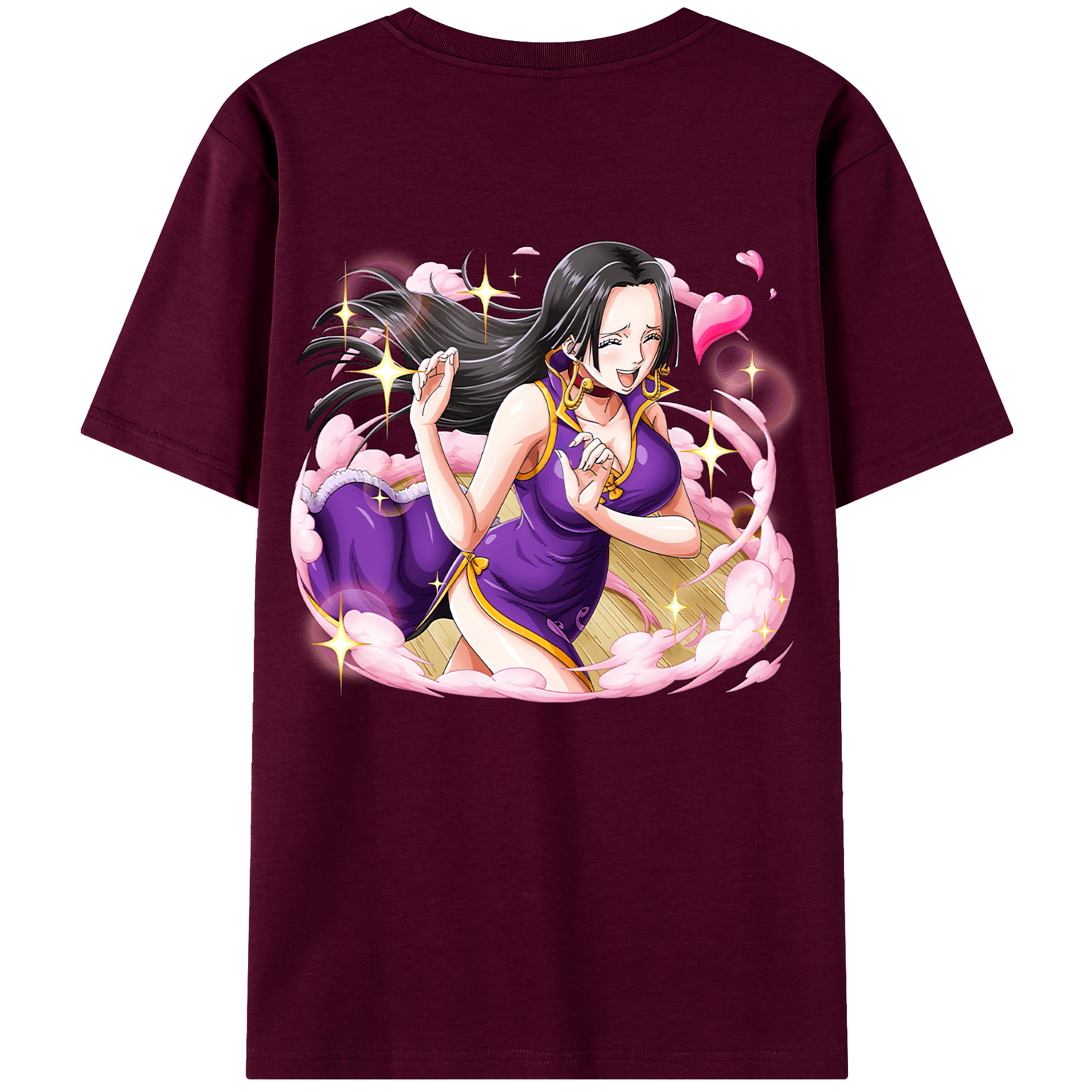 ワンピース ボア・ハンコック ONE PIECE Boa·Hancock レディース半袖Tシャツ(バックプリント)